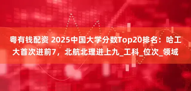 粤有钱配资 2025中国大学分数Top20排名：哈工大首次进前7，北航北理进上九_工科_位次_领域